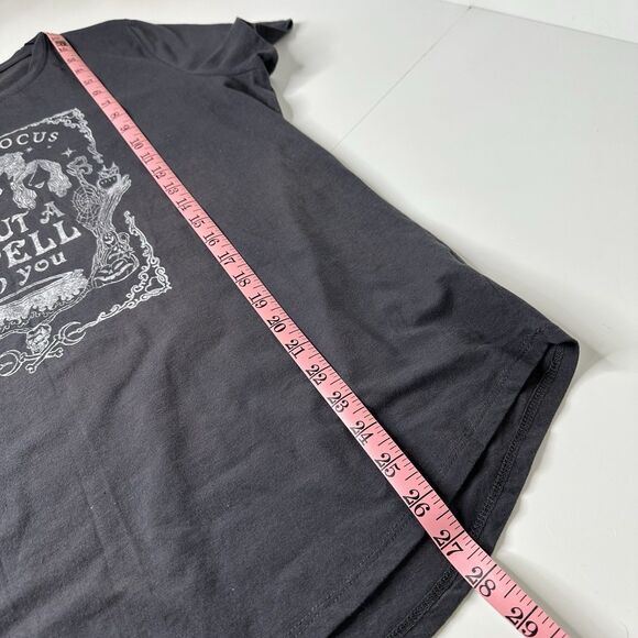 Disney Hocus Pocus T Shirt Sz XL Gray I Put A Spell On You Halloween Maurices - Picture 11 of 13
